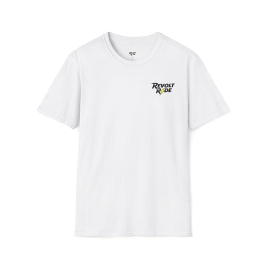 Revolt Ride Graphic T-Shirt — Retro Space Logo Tee