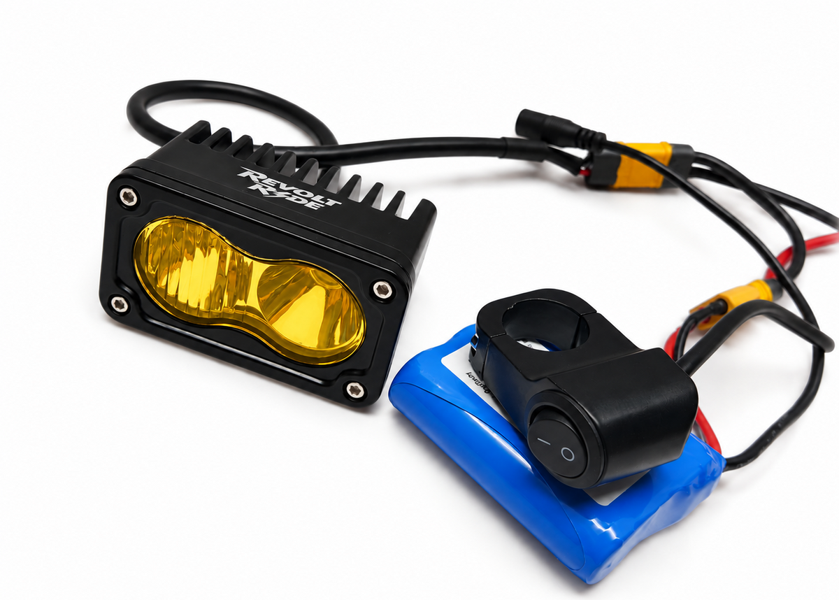 Rechargeable Battery Powered Baja Light Kit – Fits All E-Bikes & E-Motos